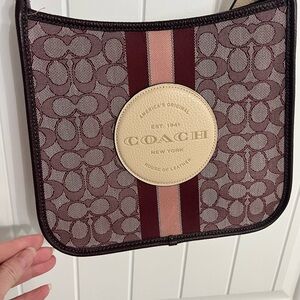 Coach Dempsey File Bag Crossbody In Signature Jacquard
